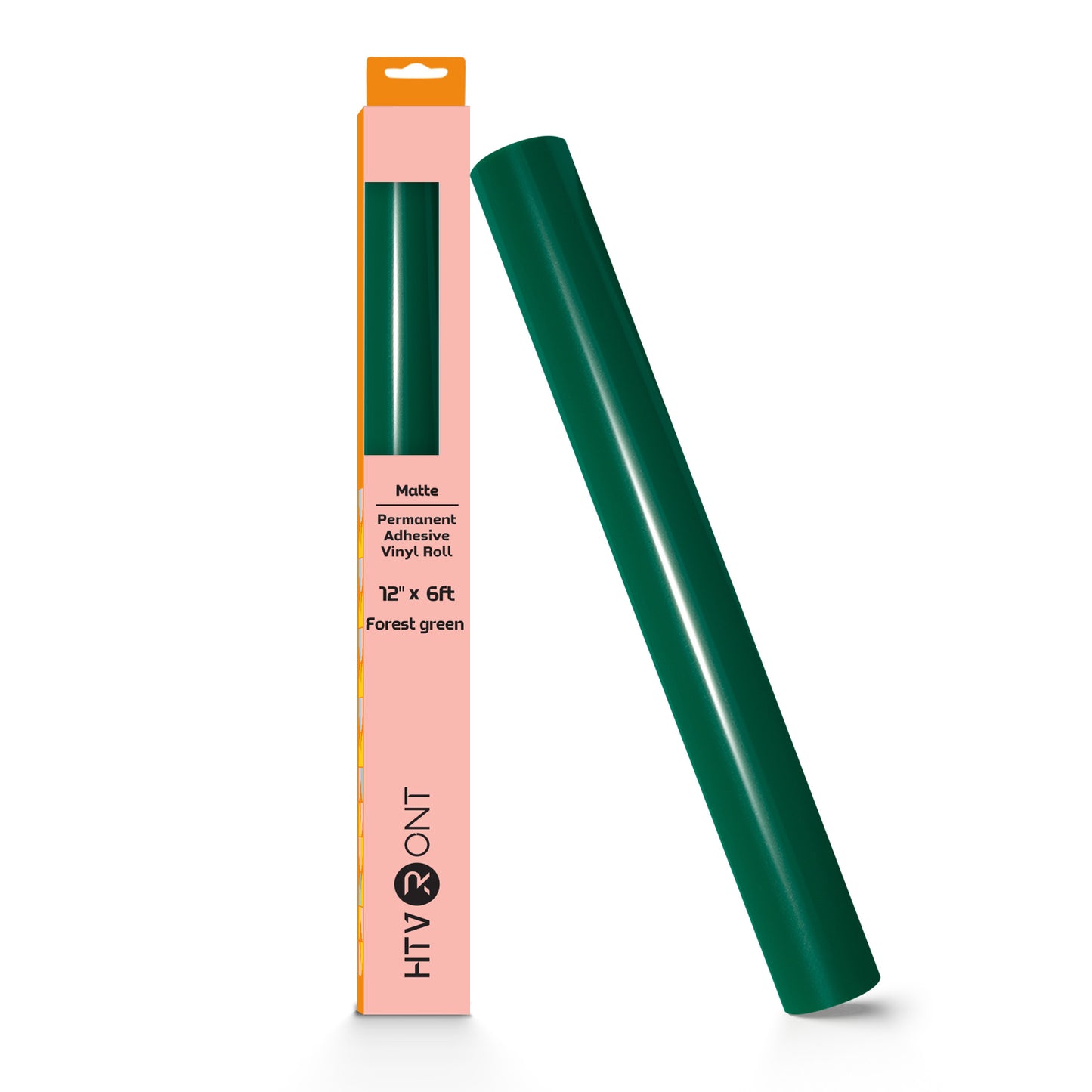 HTVRONT Permanent Vinyl Glossy-12" x 6FT Adhesive Vinyl Roll for Cutting Machine, Signs, Scrap Booking, Craft, Die Cutters-Forest Green