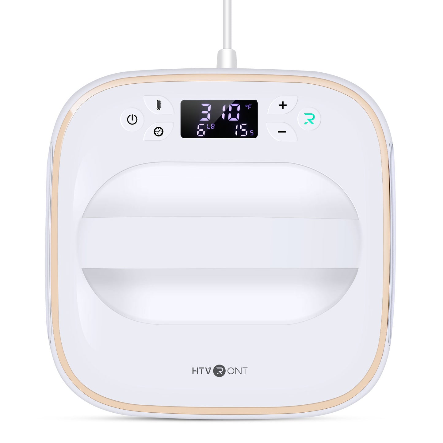 HTVRONT Portable Heat Press Machine, for T-Shirts, Iron Press for Sublimation Handed Iron for Heating Transfer Projects, 10"X 10"