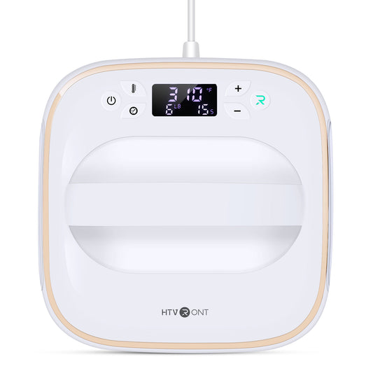 HTVRONT Portable Heat Press Machine, for T-Shirts, Iron Press for Sublimation Handed Iron for Heating Transfer Projects, 10"X 10"