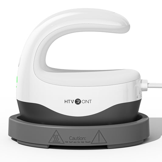 HTVRONT Mini Heat Press V2 Machine, Portable Iron Press for Heating Transfer Objects